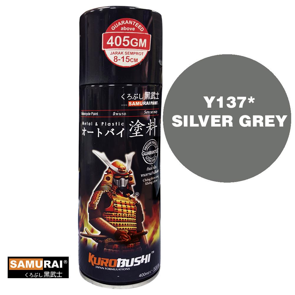 silver grey samurai paint