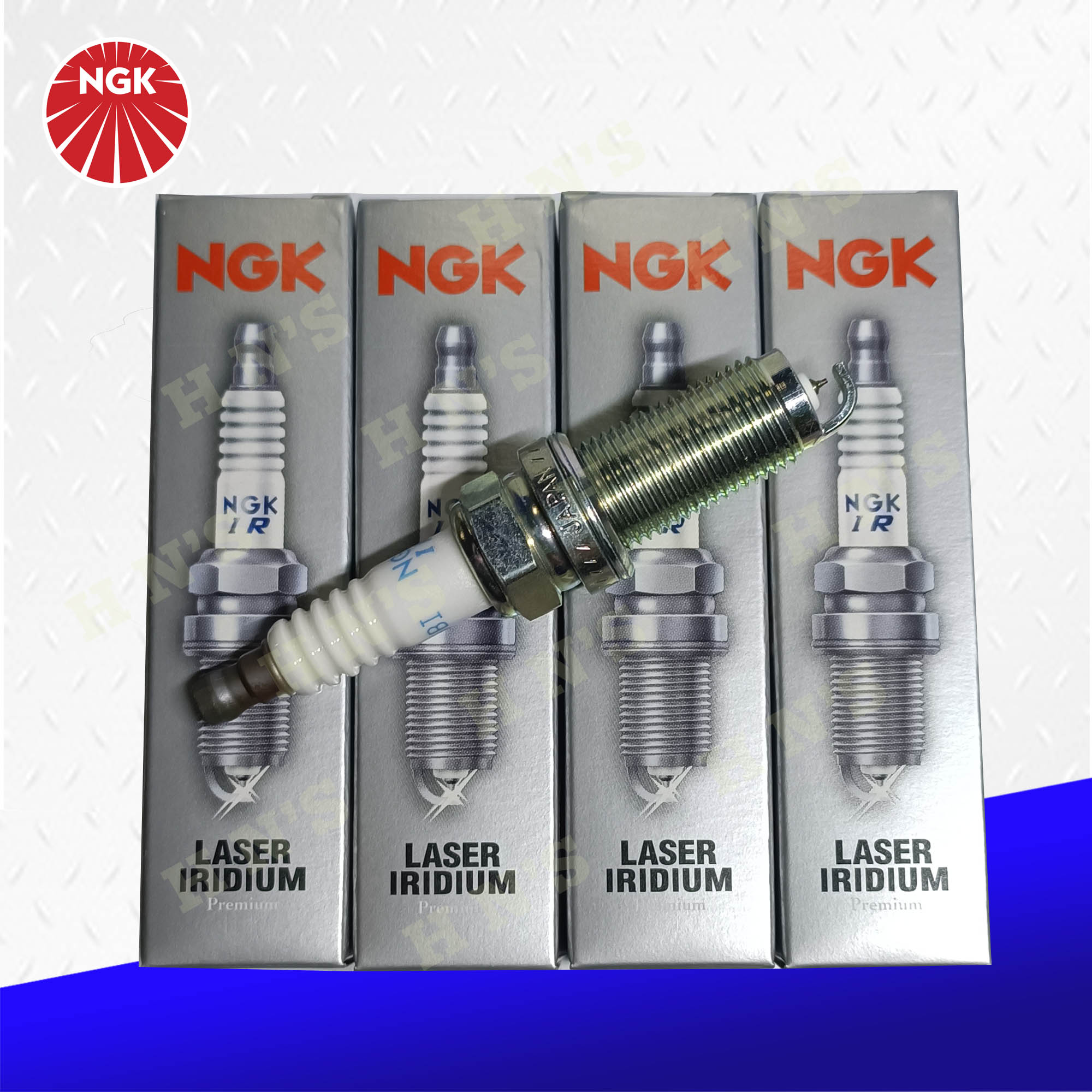 Lot De 4 Bougies D'allumage NGK LZFR6BI-11 (référence 95181) - Pour Mitsubishi Colt VI 1.3 Et Autres