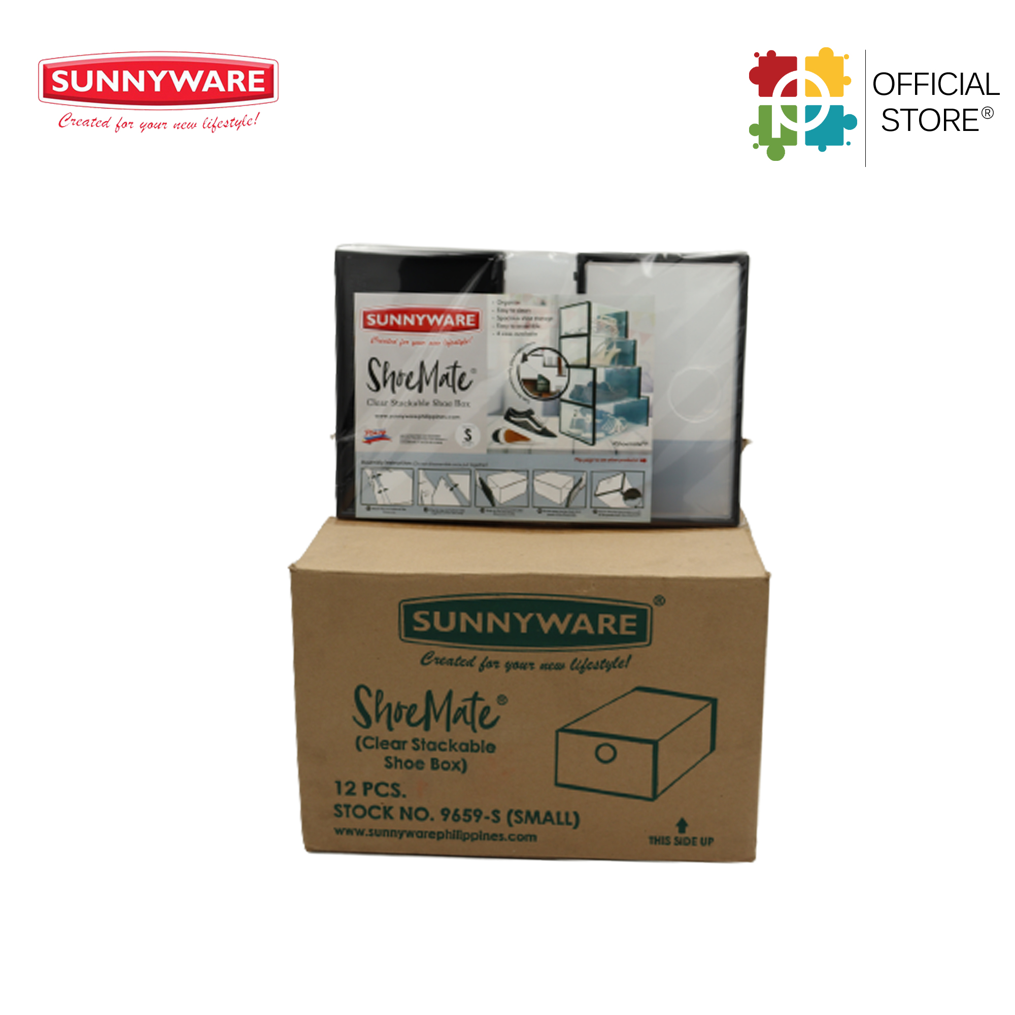 Sunnyware 12PCS Shoemate/Shoebox/Shoe Organizer/Shoe Box Small Lazada PH