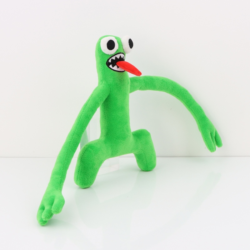 58cm24cm Green Rainbow Friends Plush Toy Cartoon Game Character Doll Kawaii  Green Monster Soft Stuffed Animal Toy For Kids Fans