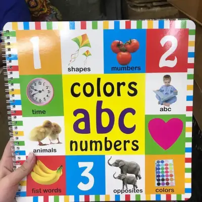(0054)My First Children's Book animals -ABC Numbers Educational Teeny Baby - Gift Ideas COD
