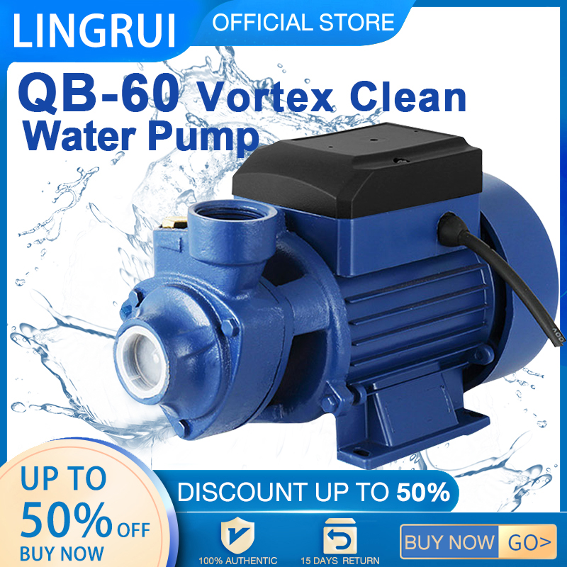 Electric Water Pump Booster Pump 0.5HP Heavy Duty Peripheral Booster