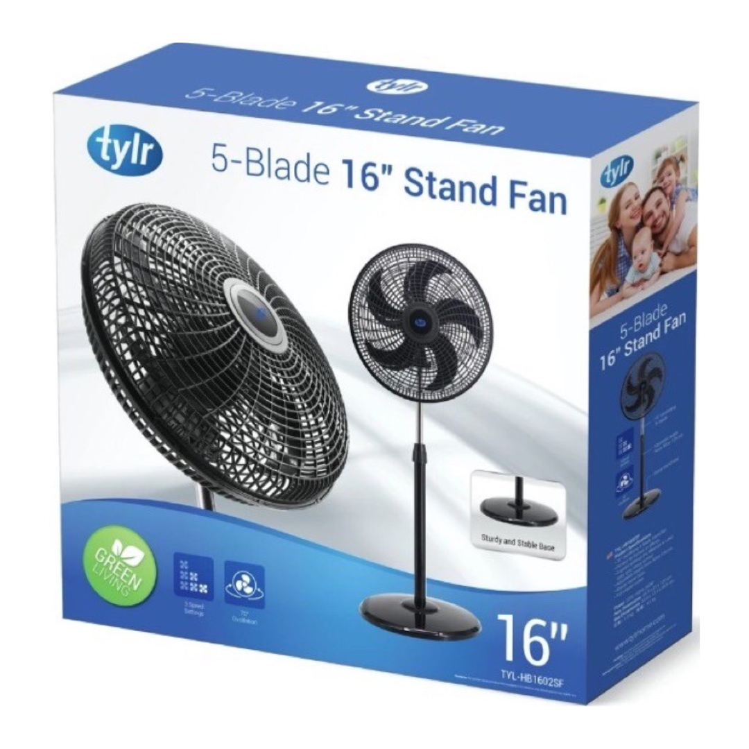 Tylr Stand Fan 5Blade 16” inch Lazada PH