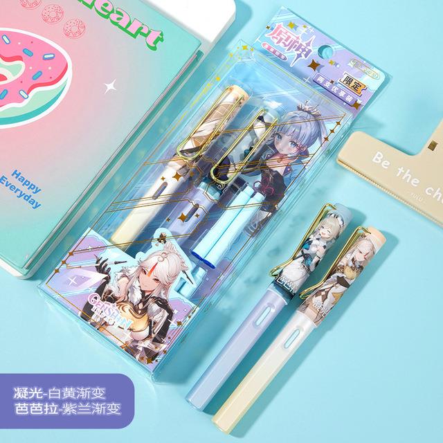 【CW New Game Genshin Impact Paimon Theme Ballpoint Gel Pen Rollerball ...