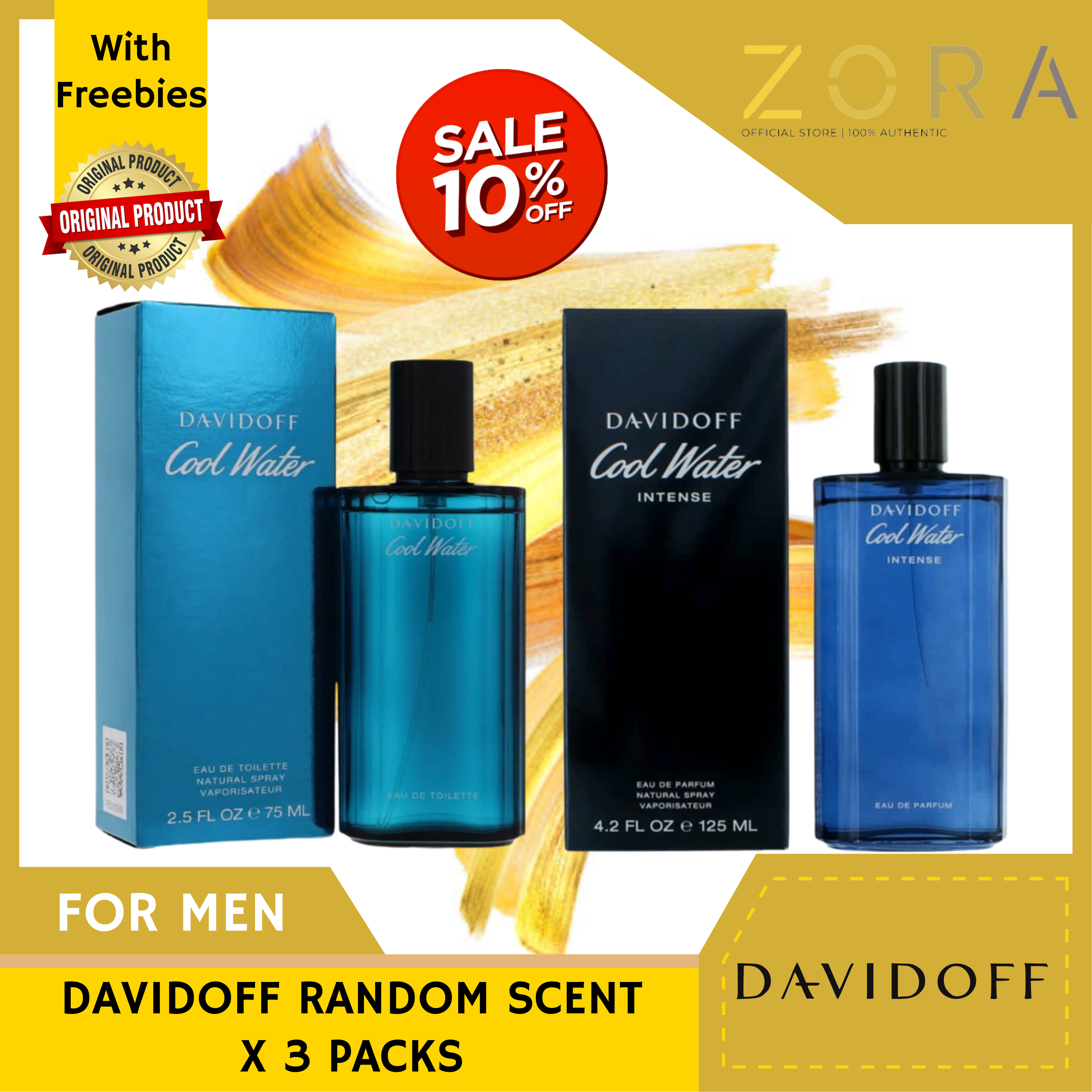 Davidoff Cool Water Eau de Toilette for Men 125ml Perfume ( Authentic