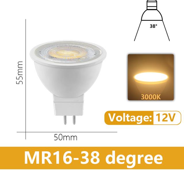 4 20pcs Led Low Voltage Spotlight In Line Gu5 3 Ac Dc 12v Mr16 3w 7w Superbright No Stoning Can