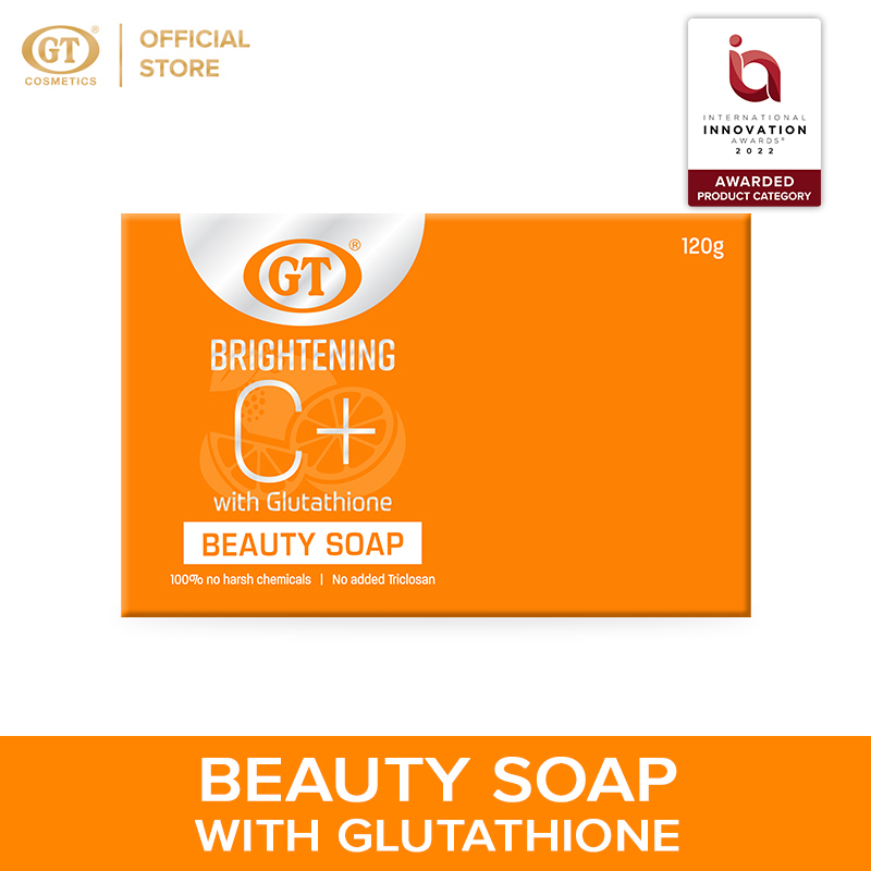 GT Brightening C+ Beauty Soap 120g - 100% no harsh chemicals Paraben-Free Whitening Soap Citrus Reticulata Extract Soap Halal Certified Whitening Soap - Lazada