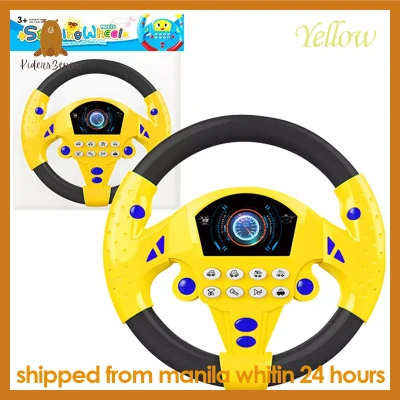 Steering Driving Toy Back Seat Car Steering Wheel Toys Car Game Toy For Him Toy For Her Toy For Kids Learn And Play Driver Baby Steering Wheel Toddler Musical Toy