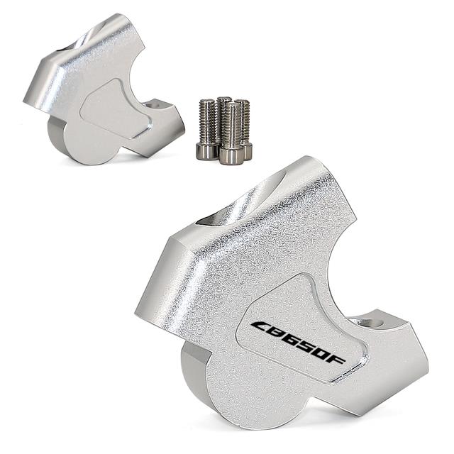 Motorcycle Handlebar Riser Bar Mount Handle Clamp 28mm 1 1/8 quot; For