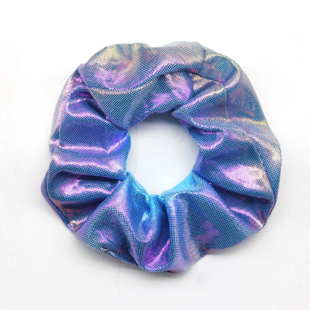 olo Hair Scrunchies Elastic Scrunchy Laser Texture Ponytail Hair Tie