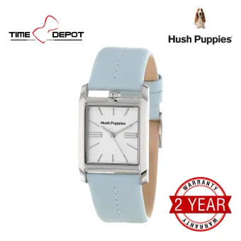 white leather strap watch
