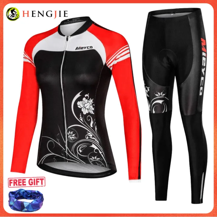 long sleeve bike jersey women's