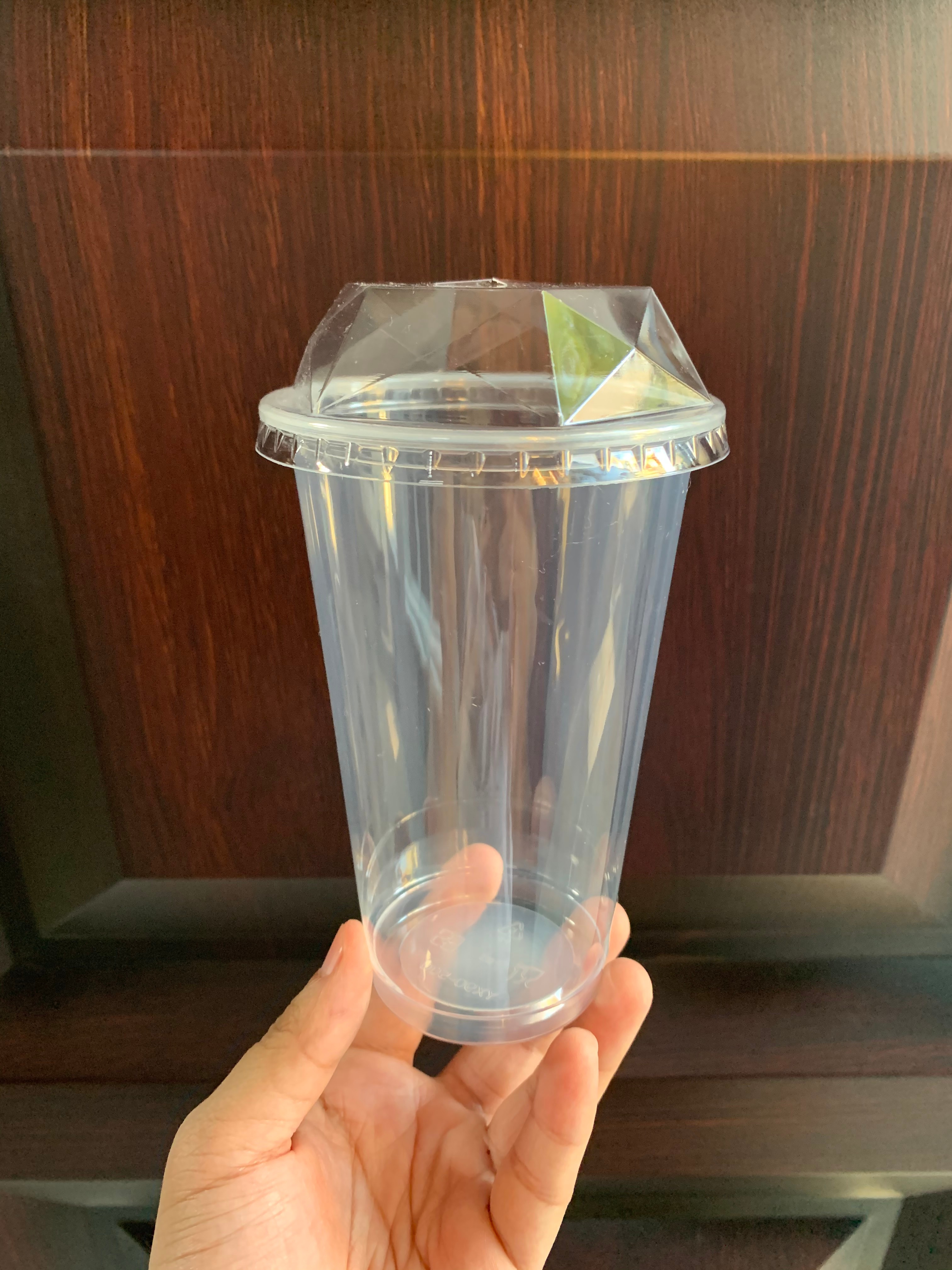 Milk Tea Slim Cups 16oz with Diamond Lid 90mm (15pcs, 50pcs and 100pcs) |  Lazada PH