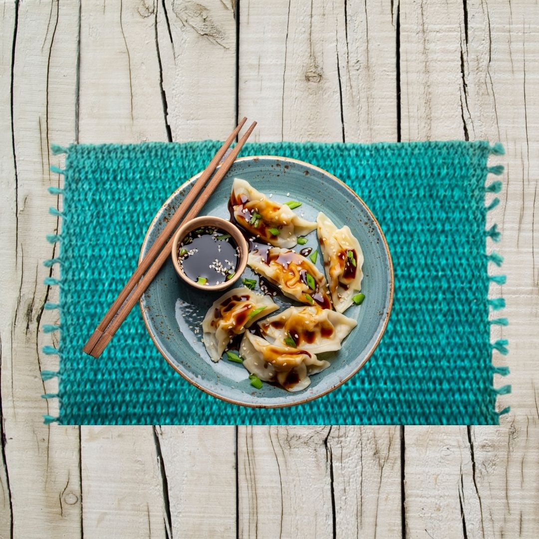 Lea Abaca Teal Green Square Placemats Native Dinnerware Lazada PH