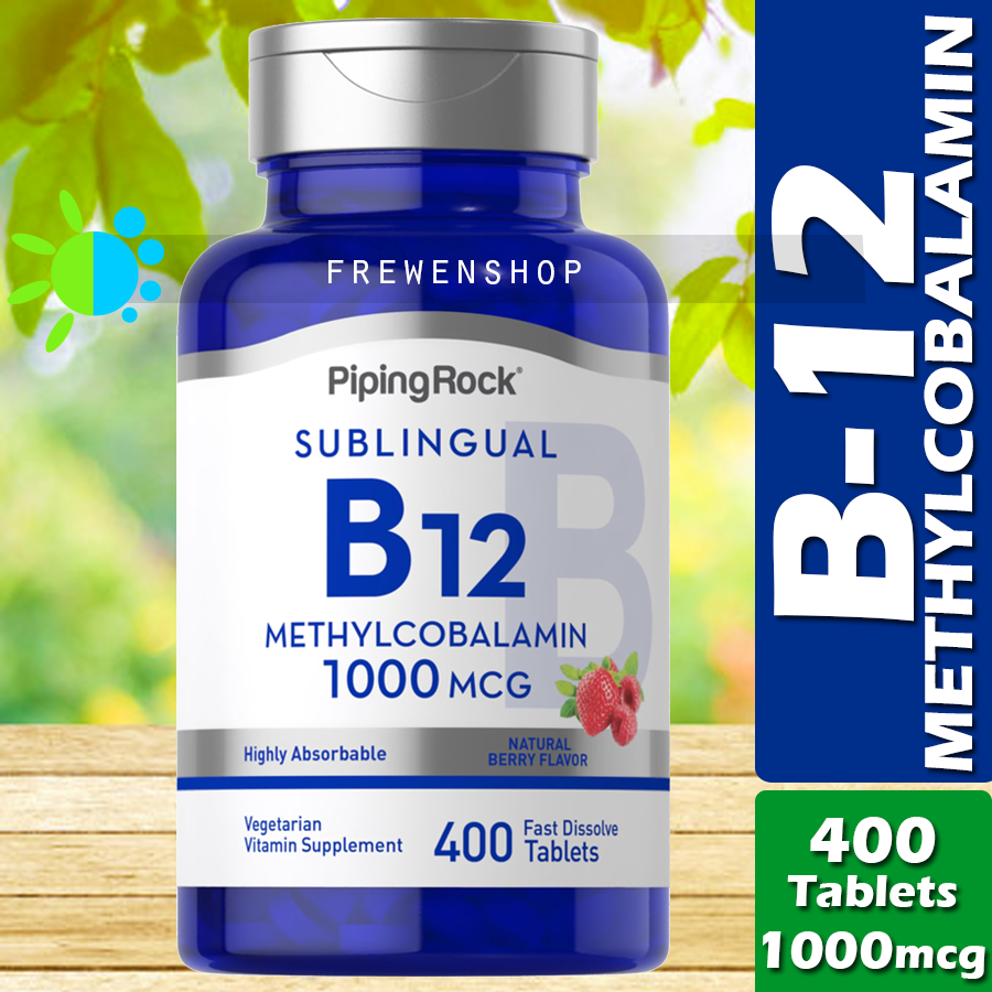 B 12 METHYLCOBALAMIN Vitamin B12 Sublingual 1000 mcg x 120 Tablets