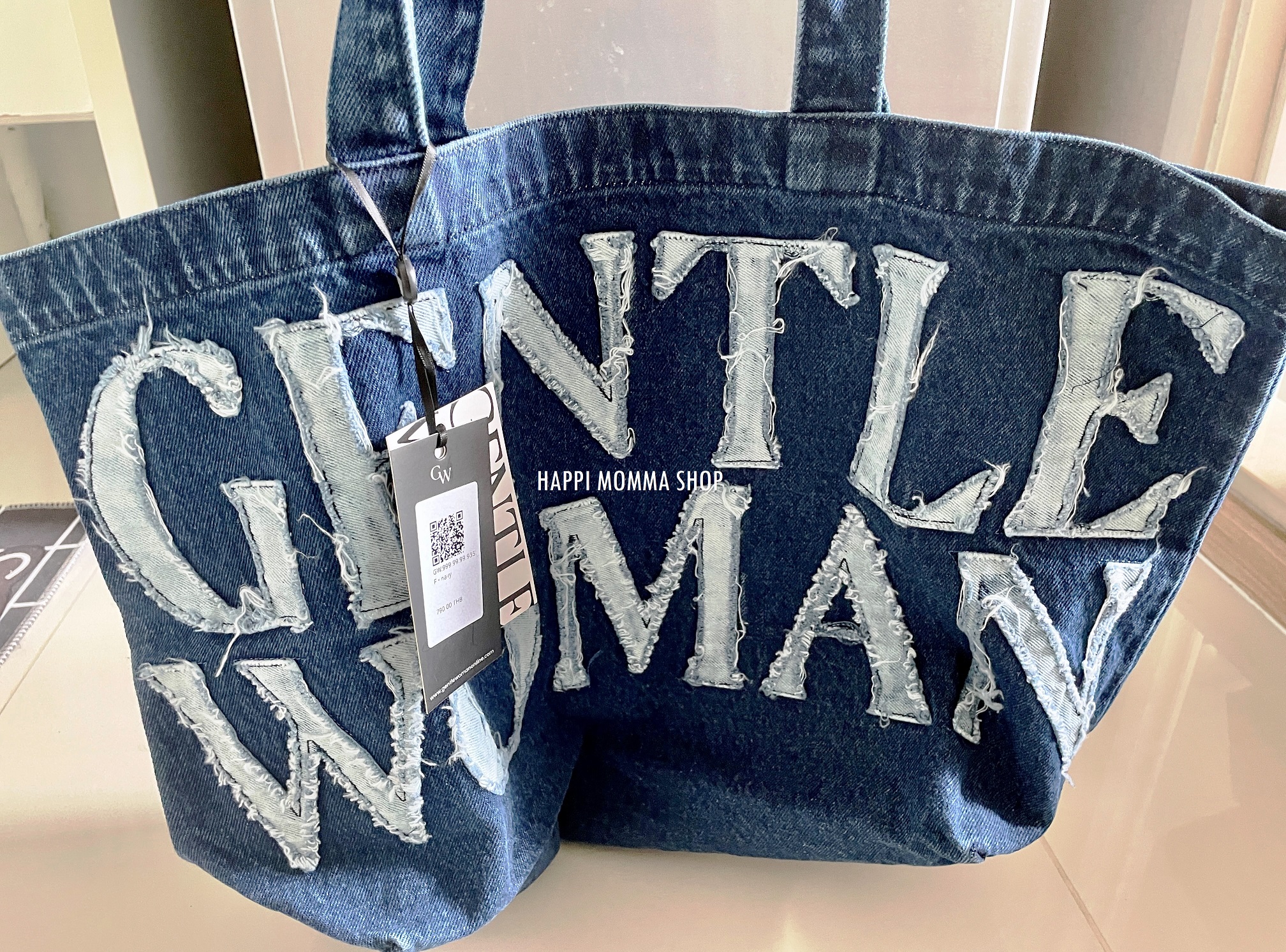 Gentlewoman Denim Tote Bag for 1800. Onhand. Available for same day delivery  via lalamove. Pick up hours 10am-5pm