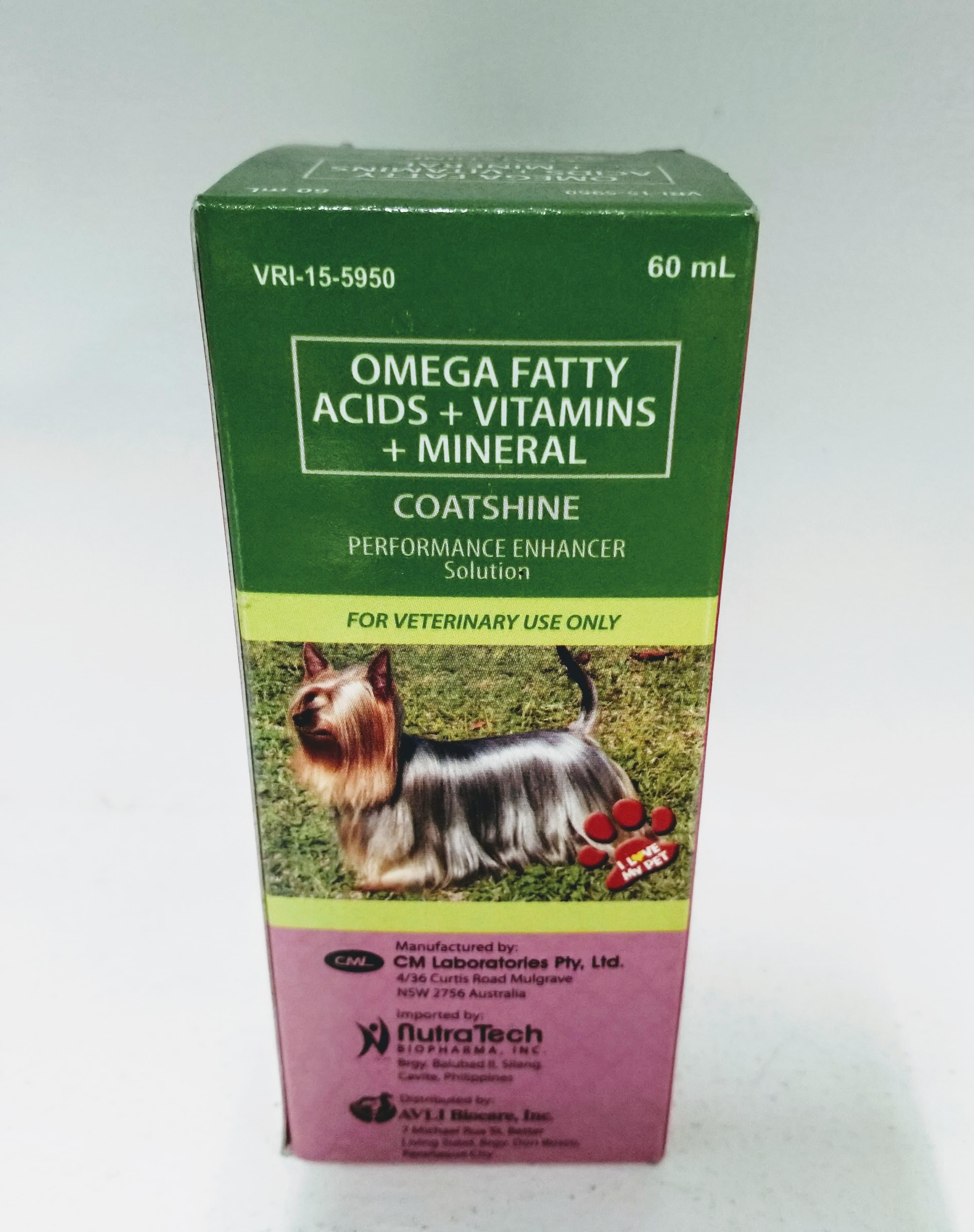 Omega Fatty Acids + Vitamins & Mineral COATSHINE 60ml Lazada PH