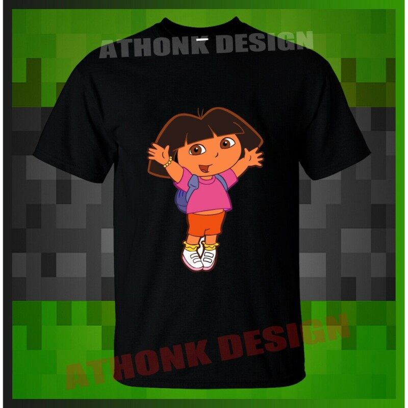 Dora the Explorer BFF YOUTH 100% Cotton Preshrunk Tee Shirt 