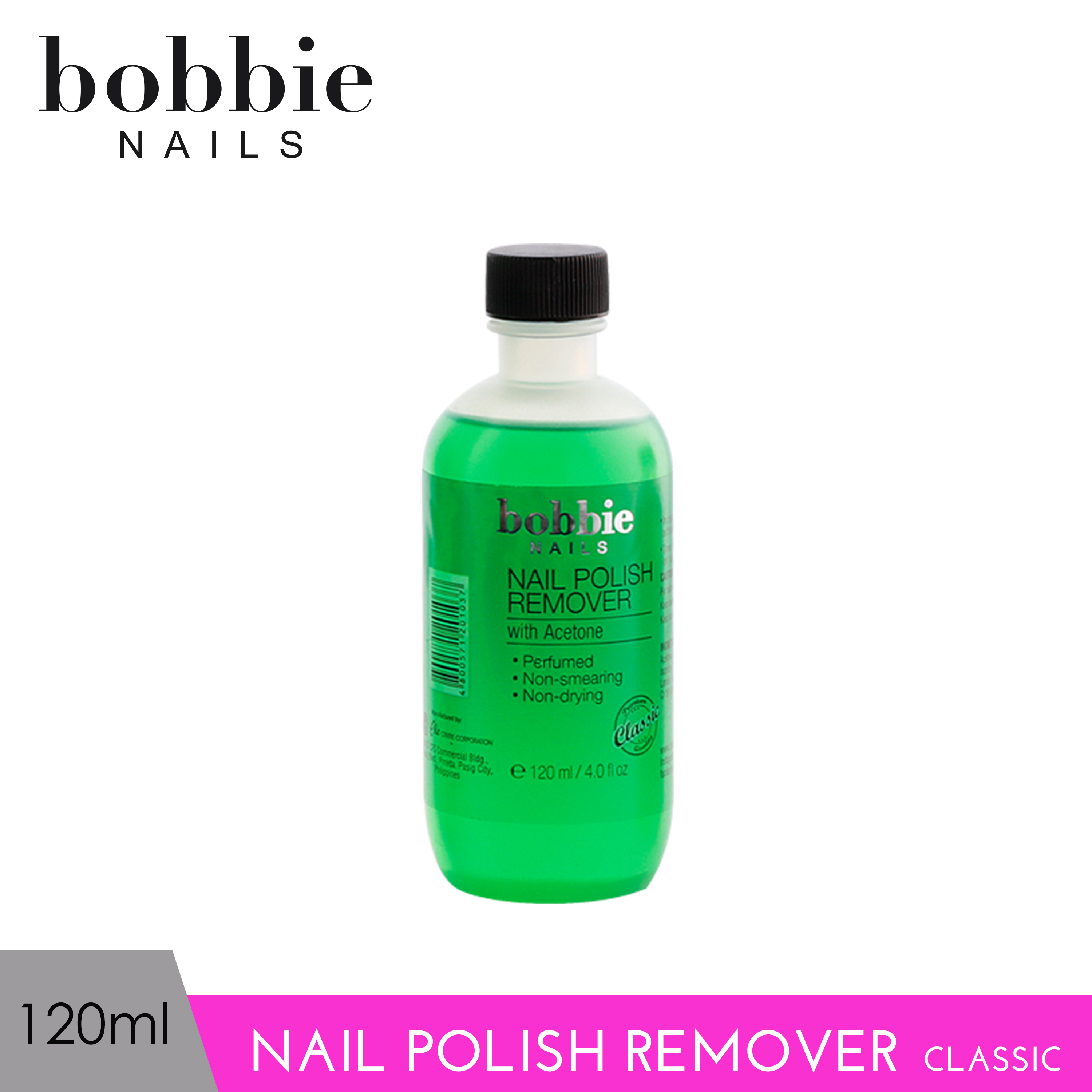Bobbie Nails Nail Polish Remover Classic 120ml Lazada PH