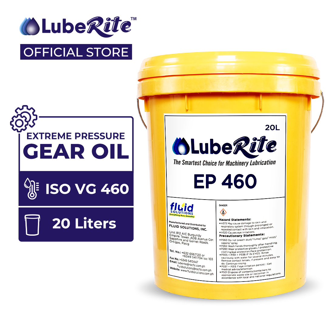 LubeRite EP 460 - Extreme Pressure ISO VG 460 Gear Oil 20L | Lazada PH