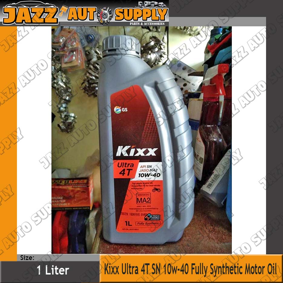Kixx Ultra 4T SN 10w40 Fully Synthetic Motor Oil 1 Liter Lazada PH