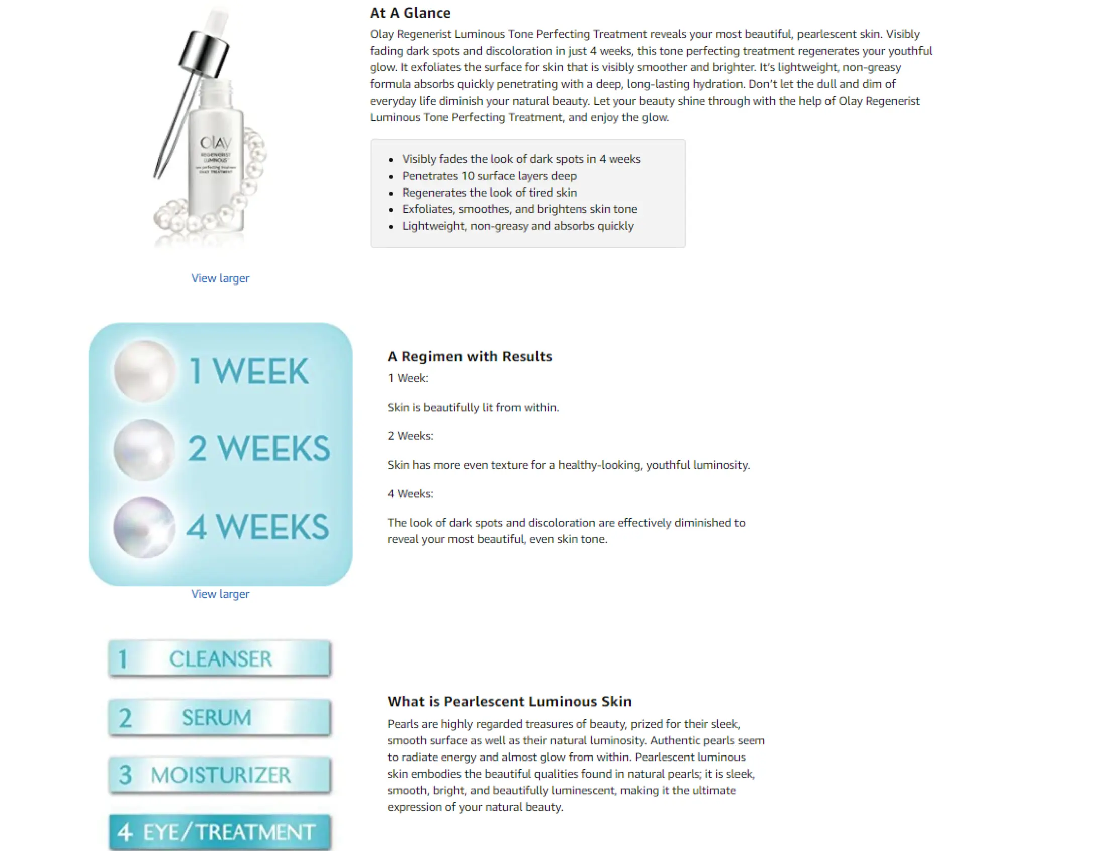 olay luminous dark spot corrector