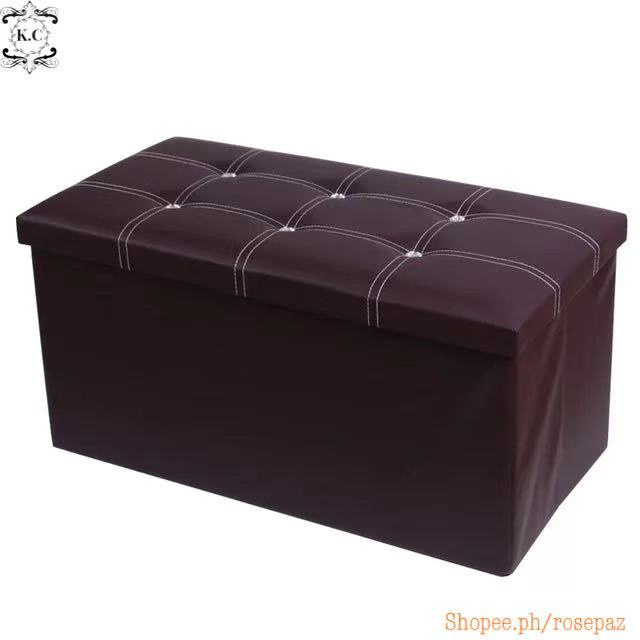 K.C☆Good Quality☆ ZH1615 Rectangular storage stool sit adult sofa