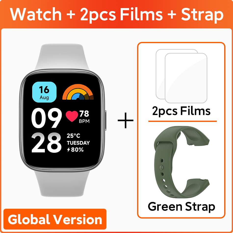 Global Version Xiaomi Redmi Watch 3 Active Smartwatch Blood Oxygen