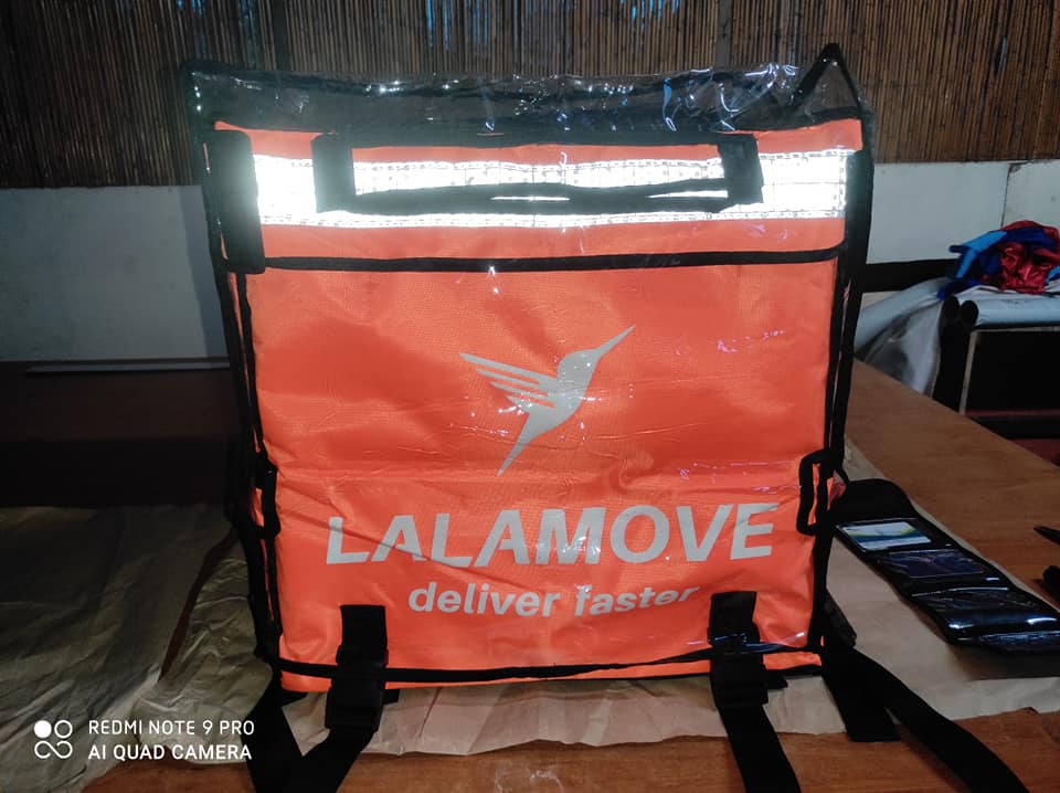 LALAMOVE DELIVERY BAG PLASTIC COVER (Gauge 14 PVC MADE)