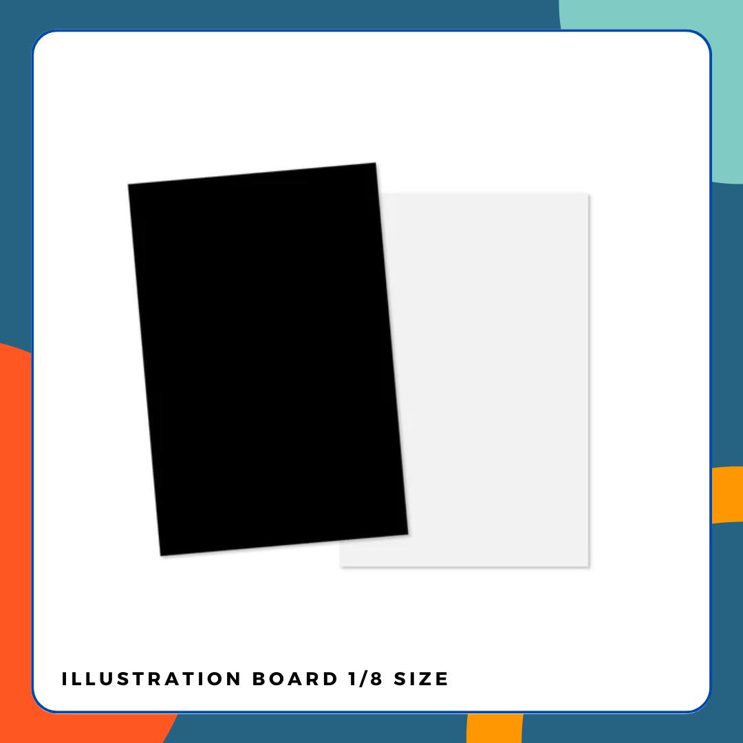 Illustration Board (Unbranded) 1/8 size (10x15 inch) - Supplies 24/7  Delivery