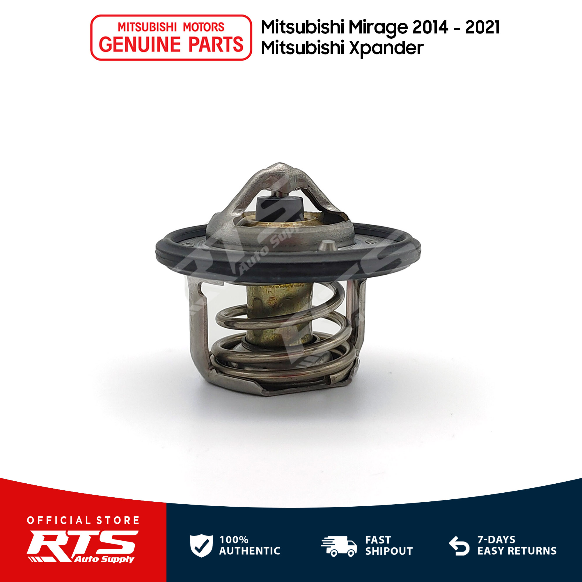 Termostato Auto In Metallo 1305A280 Per Mitsubishi Mirage (1.2L 2014-2022) – Ricambio Motore Argento - 2