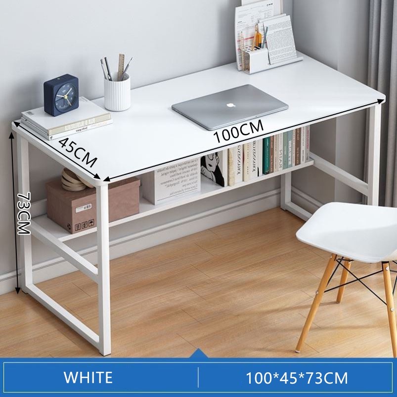 120CM Study Table Double Layer Computer Desk Student Desk Table PC