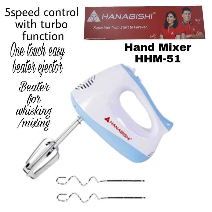 Hand Mixer HHM 51 (Hanabishi) Lazada PH