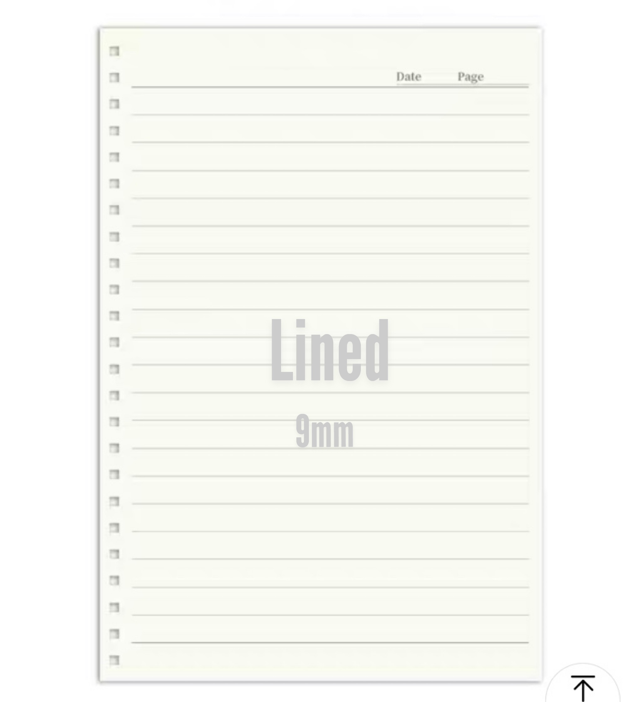 A5 Muji Style Notebook Regular/Steno Flip Up Notebook with Garter/Clear