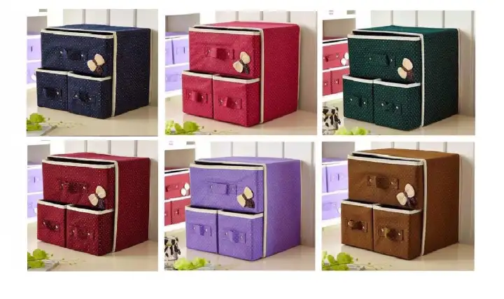 Sk Supermarkets Foldable Storage Box Drawer Closet Dresser