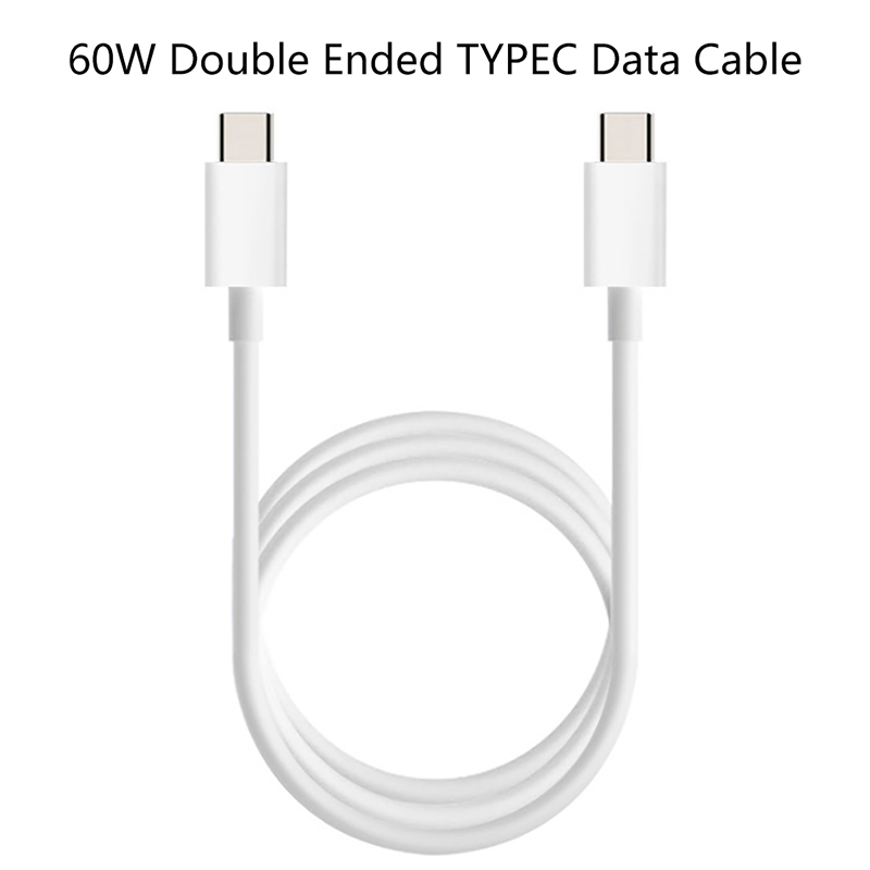 Uni double headed type c data cable quick charge 60w pd fast charging charger cable