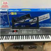 61-Key Electronic Keyboard with Mic and Music Stand by 