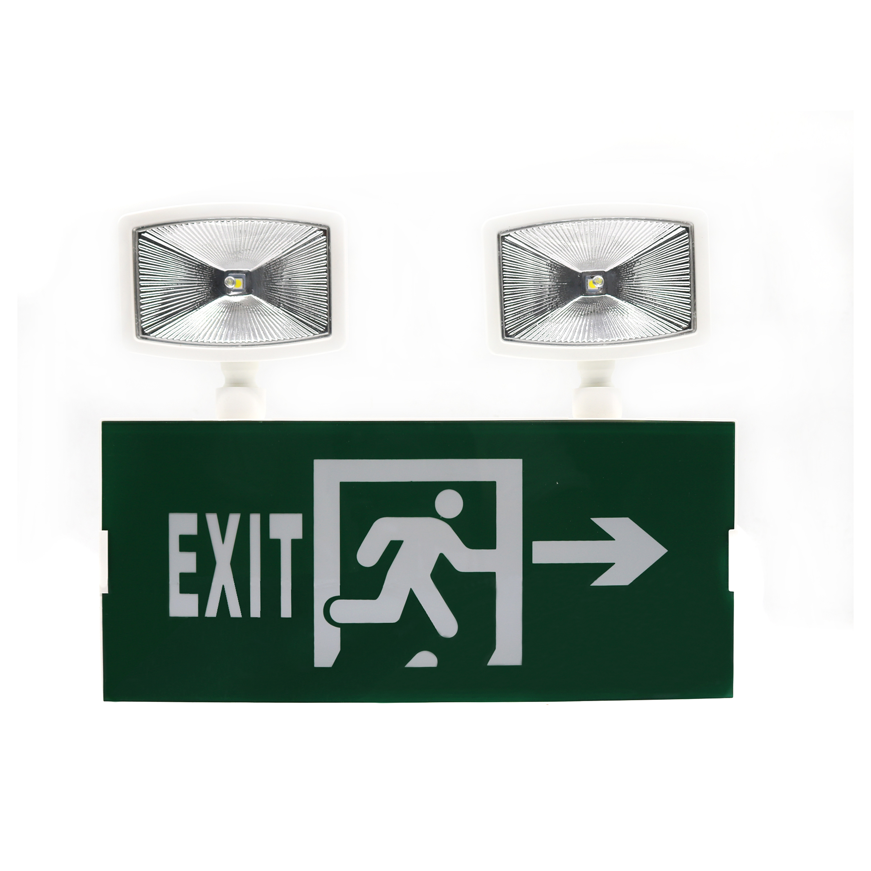 Big Beam Exit Sign w/ Emergency Lights Industrial Emergency Exit Signs ...