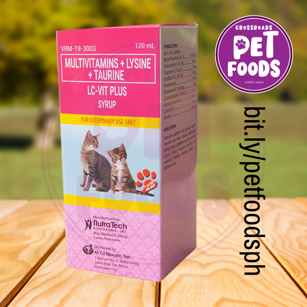 LCVIT PLUS SYTRUP • FOR KITTEN • FOR CATS Lazada PH