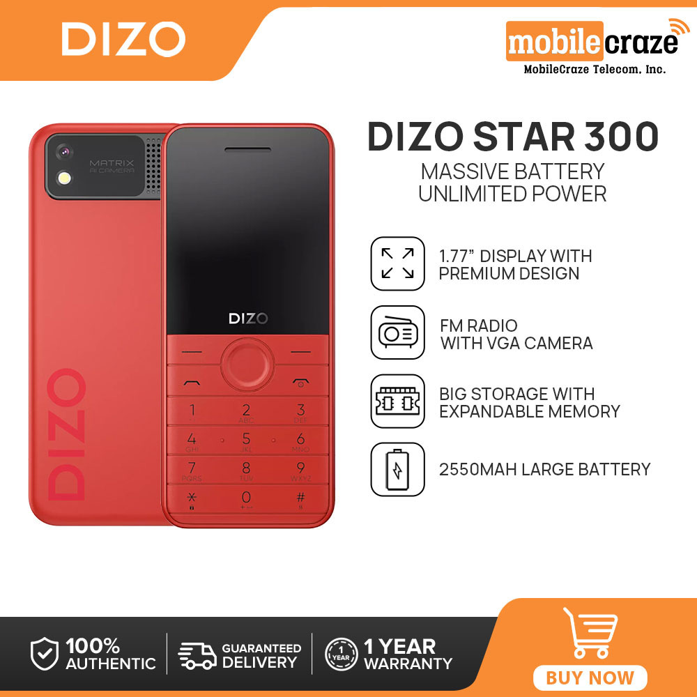 dizo star 300 red