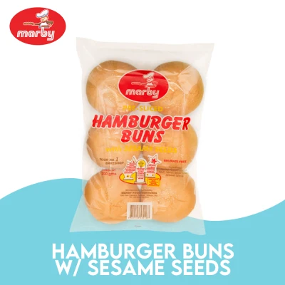 Marby Hamburger Buns (With Sesame Seeds) 300 grams