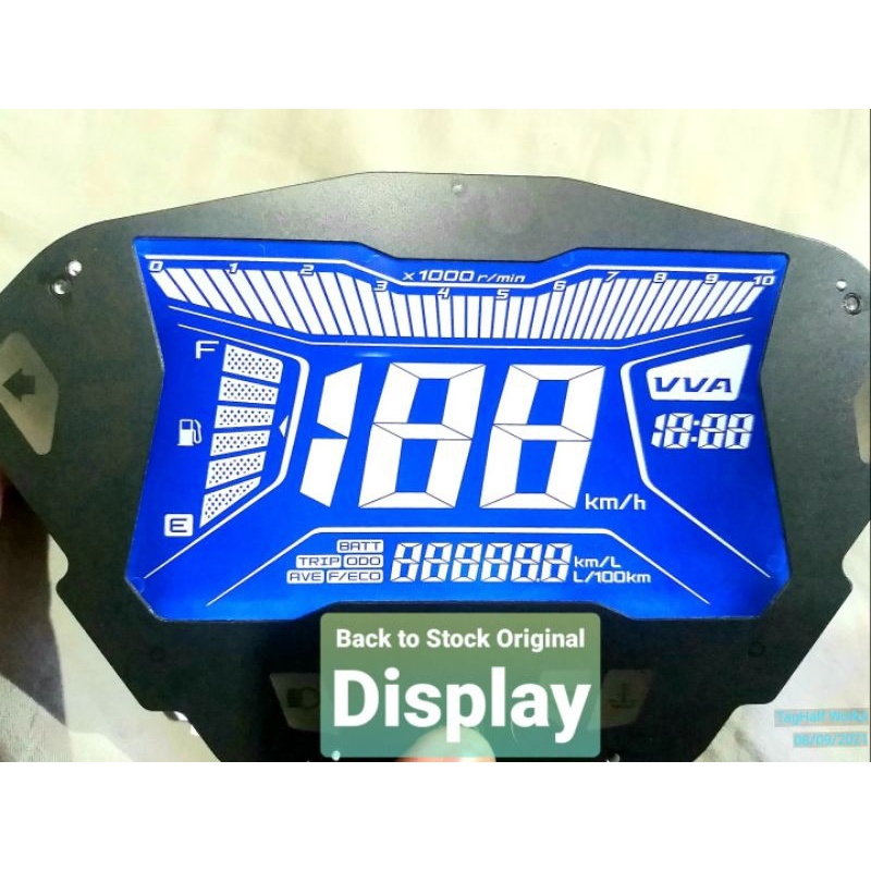 ZapCdmKQ Yamaha Aerox Sunburn Polarizer Film Panel Gauge Repair