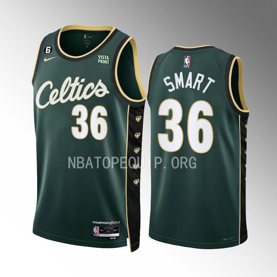 Marcus Smart Boston Celtics Game-Used #36 Kelly Green Jersey vs. Milwaukee  Bucks on May 7