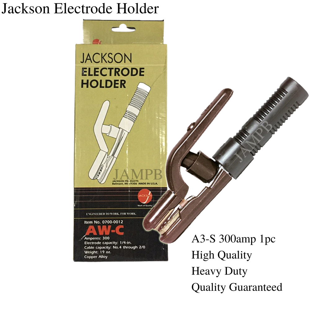 Jackson Electrode Holder A3S 300amp 1pc heavy duty high Quality cod by