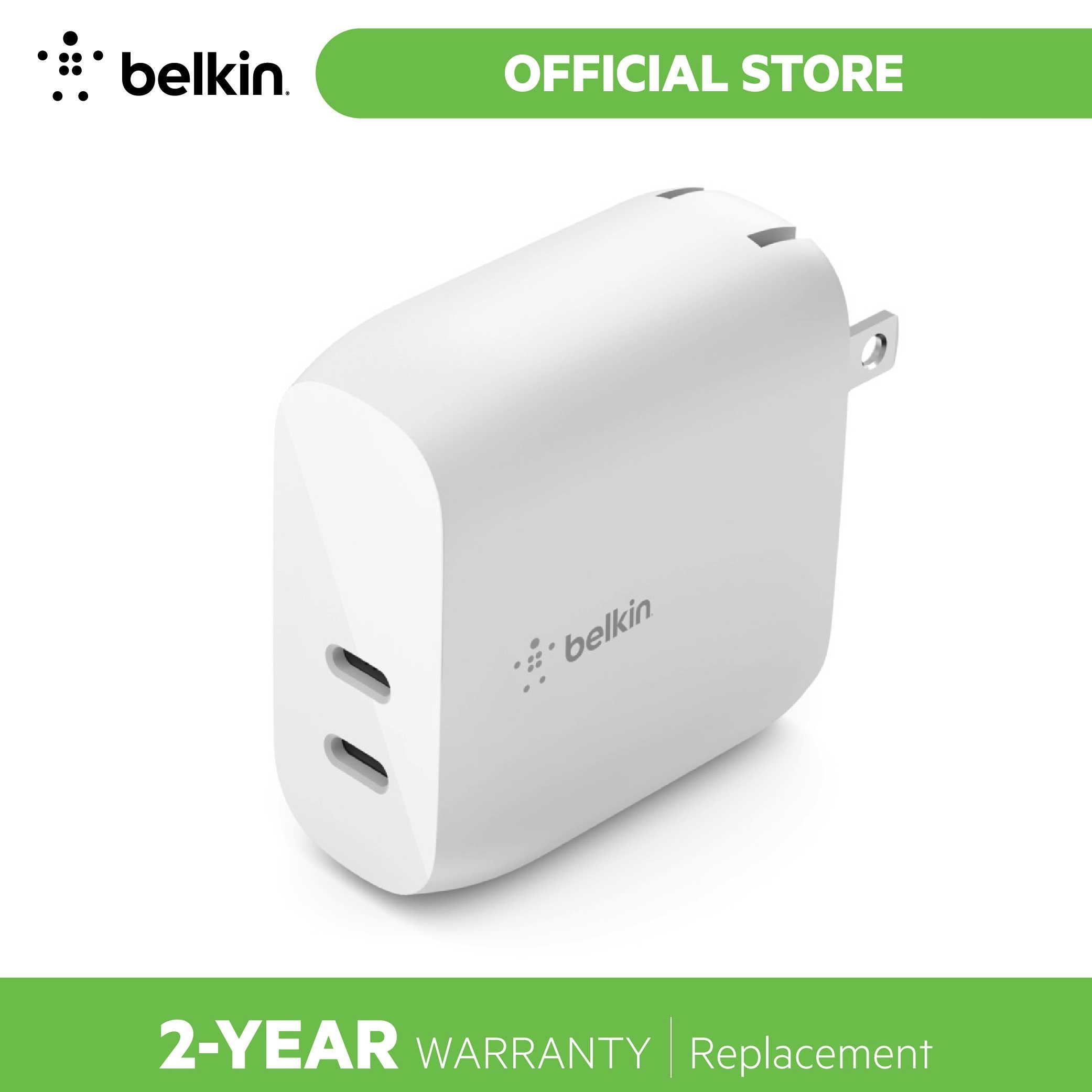 Dual USB-C Power Delivery 3.0 Wall Charger 40W