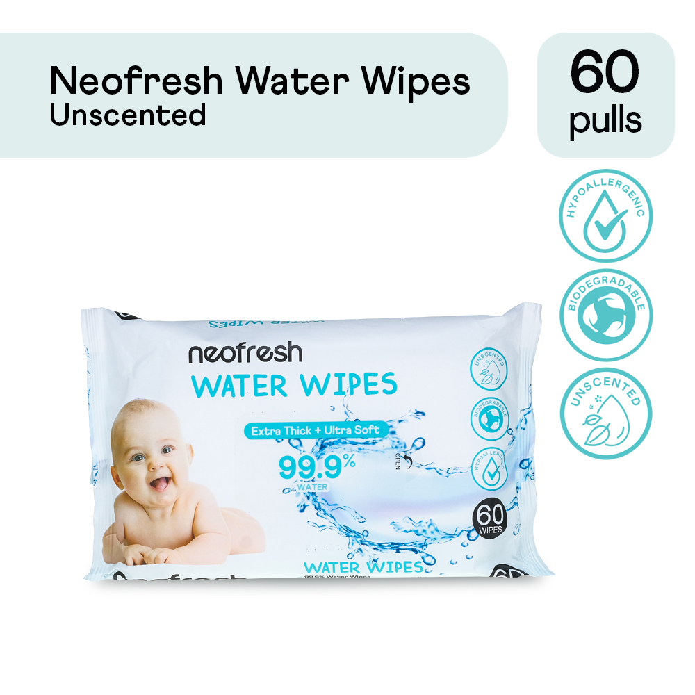 Neofresh Baby Water Wipes / Baby Wipes 60pcs Lazada PH