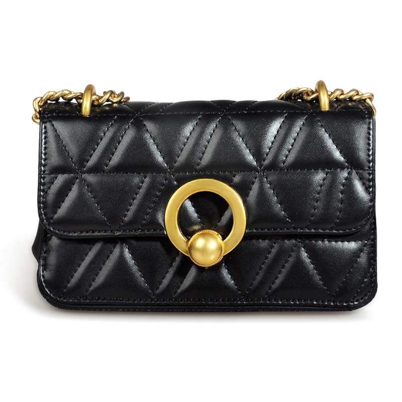 Quilted dissona black, Women's Fashion, Bags & Wallets, Cross-body