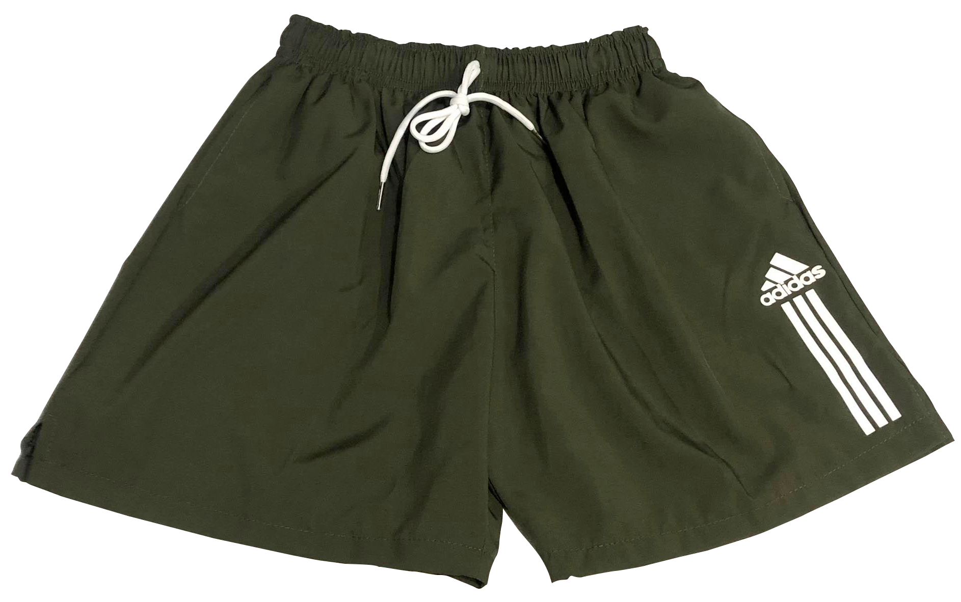 army green adidas shorts