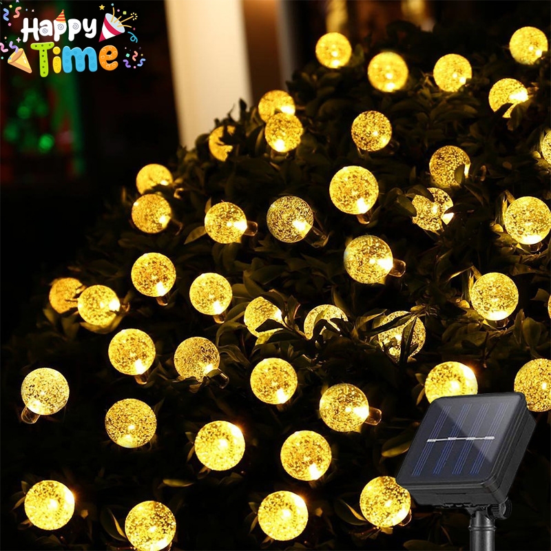 Happy Time 5M 20LED Solar Xmas Lights Outdoor Waterproof Heavy Duty