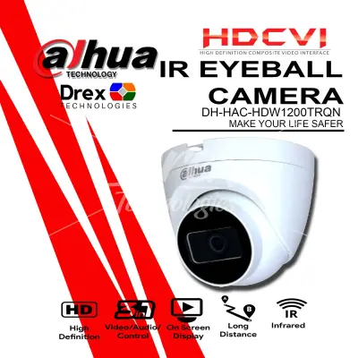 Dahua 2MP 1080P 2Megapixel Dome HDCVI Eyeball Camera DH-HAC-HDW1200TRQN